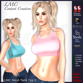 LMC - Tank Top II  - Full Perm mesh Template - Maitreya Belleza Freya Isis Venus SLink Hourglass Tonic eBody