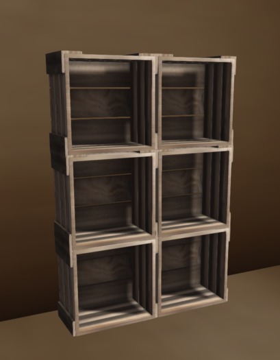 HHVET Victoriana - Stacked Crate Shelf
