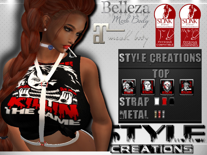 -STYLE- KILLIN THE GAME KNOCKED TOP+HUD