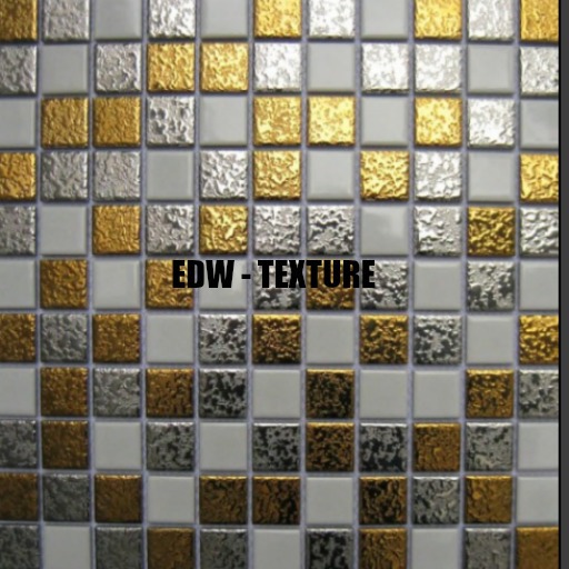 TEXTURE WALL GLASS GOLD/SILVER