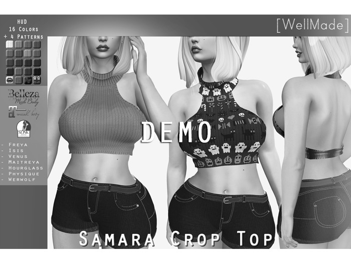 [WellMade] Samara Crop Top DEMO