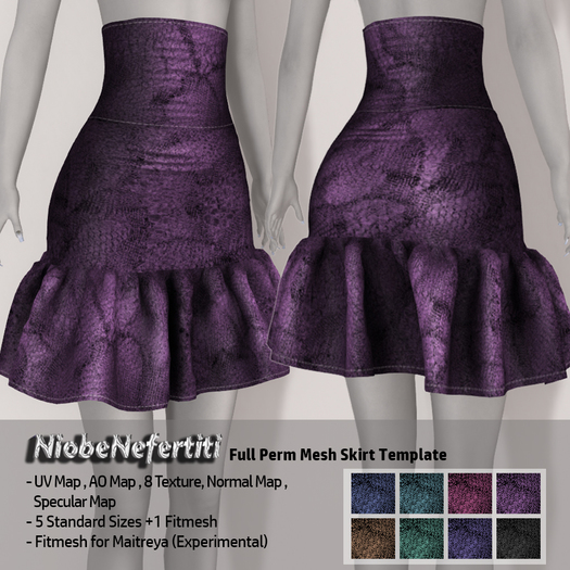 - NN - Ruffle Miniskirt High-waisted DEMO