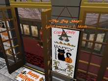 Cutesy Halloween  entrance hanging  banner 7