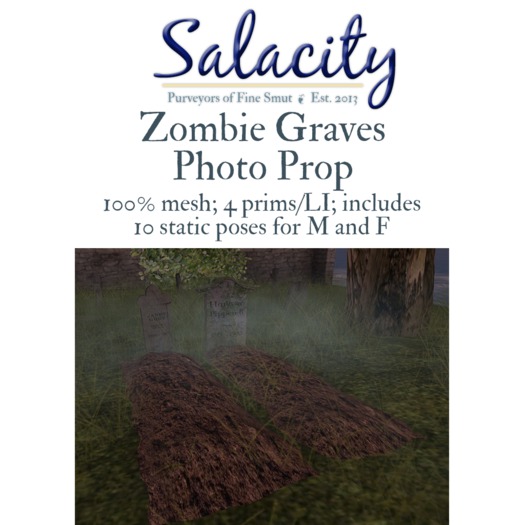 Salacity - Zombie Graves PHOTO PROP