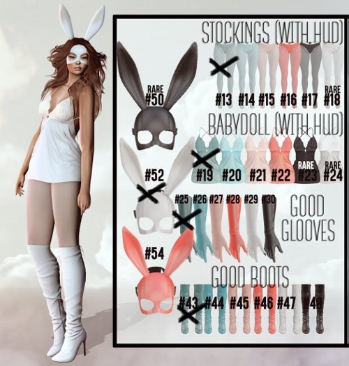 Addams - Good Bunny GREEN SET *Maitreya*