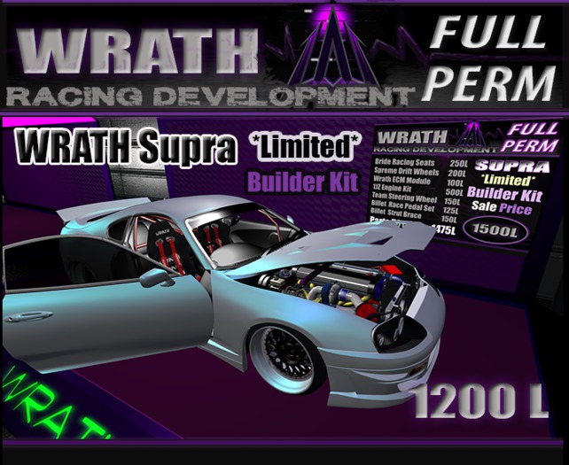 WRATH Supra 2.0 builder kit full perm