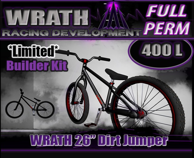 WRATH 26" Driftjumper Black  full perm (boxed)