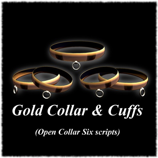 *S*S*S* Gold Collar & Cuffs (OC six)