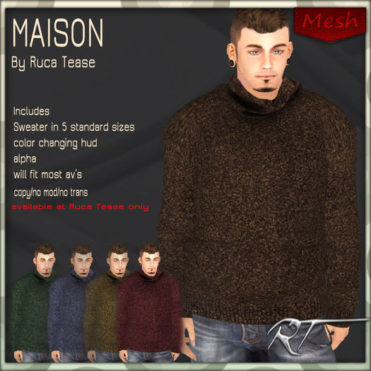Ruca Tease Maison Sweater Open me