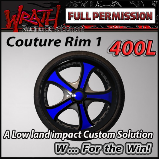 WRATH Couture Rim 1 full perm (boxed)