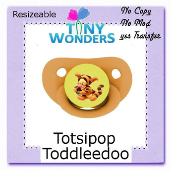 Second Life Marketplace - Tiny Wonders Tigger Pacifier(BOXED)