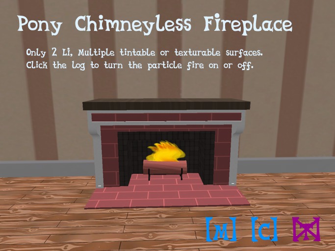 Pony Chimneyless Fireplace