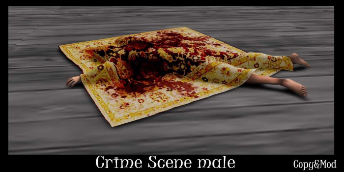 Crime Scene male - Crime Scene Halloween - Halloween Items - Halloween Stuffs
