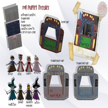 Second Life Marketplace - {BB} My Puppet Theater - Puppet Witch [rezz]