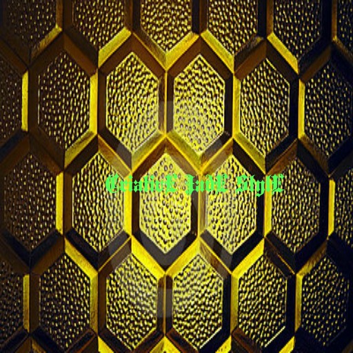 Texture Wall Metal Gold