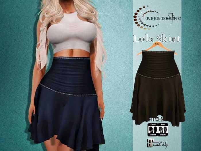 375 Reeb Design lola tan skirt