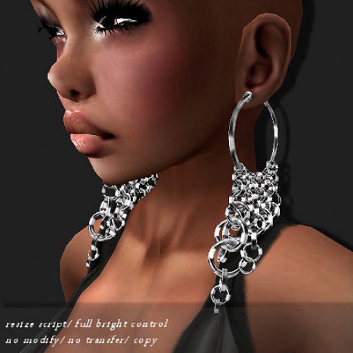 EARRING HOOP-YL PLATINUM -RYCA-