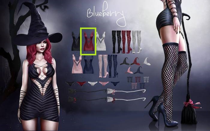 #2 Blueberry - Secret / RARE / Dress - Freya - Cherry