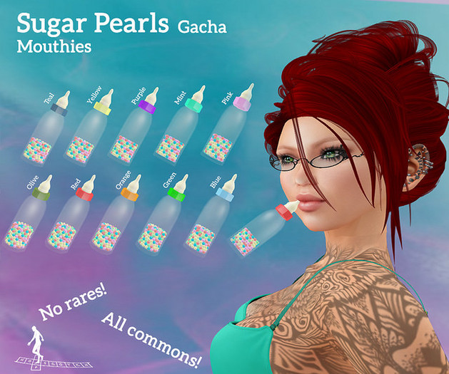 *~*HopScotch*~* Sugar Pearls - Green