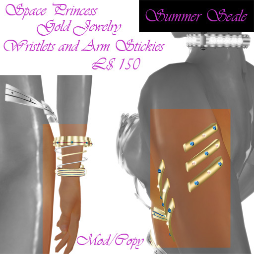 Summer Seale - Space Princess Gold Jewelry (Boxed)