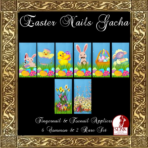CW-Easter Flower Easter Nails Gacha RARE