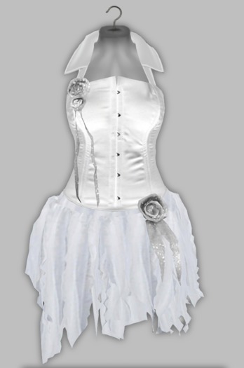 Pretty.L.T - Collared Corset Dress - Angel