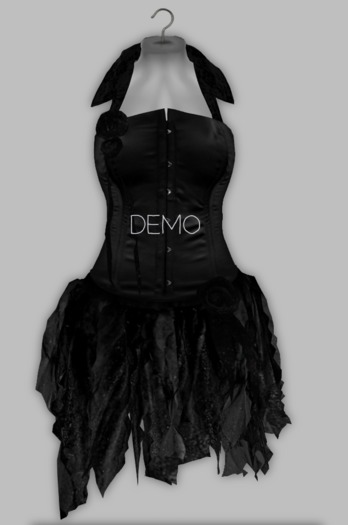 Pretty.L.T - Collared Corset Dress DEMO