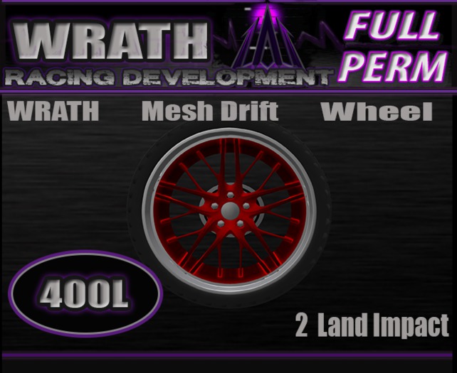 WRATH  Mesh Drifter Wheel full perm (boxed)