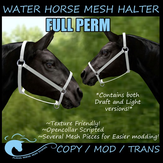 Water Horse Mesh FULL PERM Halter