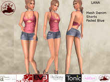 (Eva's Temptation) Lana Denim Shorts Demo