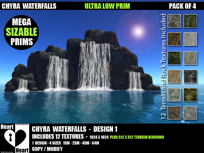 Waterfalls - Chyra Waterfall - Design 1 - COPY/MODIFY