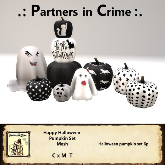 Happy Halloween Pumpkin Set