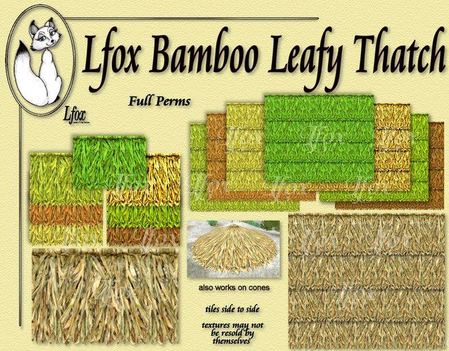 lfox Bamboo Leafy Thatch
