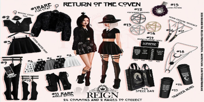 REIGN.- PENTAGRAM EARRINGS- GOLD #14