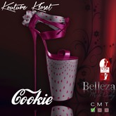 Kouture Kloset Cookie Shoe Pank Hearts