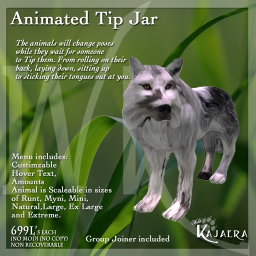 WK Animated DireWolf - White