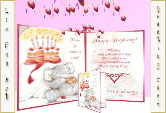 Happy Birthday Card Cute