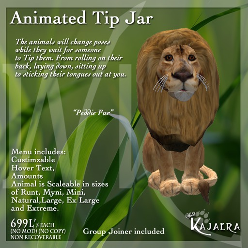 WK Animated Lion - Peddie