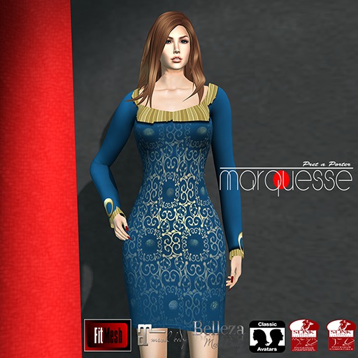 [Marquesse] Golden Bits Blue