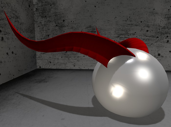 {RS} Ridged horns  Red 