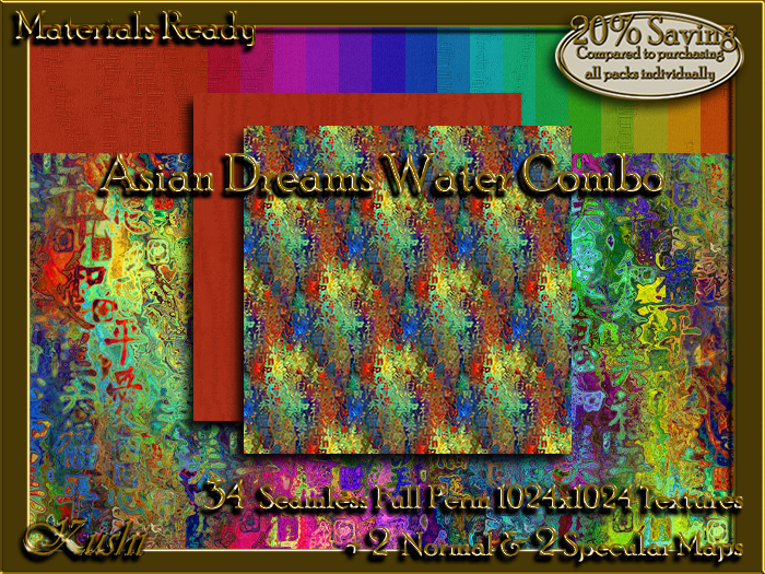 !Kushi! AsianDreamsCOMBO Textures -WEAR TO UNPACK