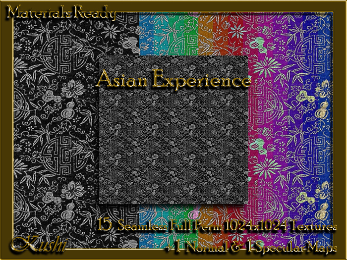 Asian Experience Fabric Seamless Textures 
