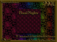 Floral Nights Fabric Seamless Textures