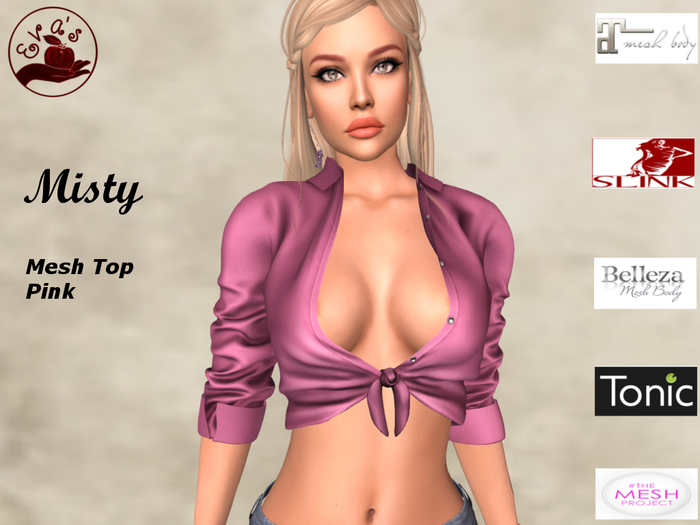 Eva's Temptation Misty Top Pink
