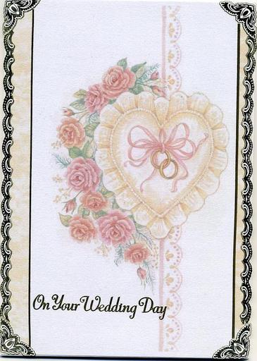 Wedding day card *boxed*