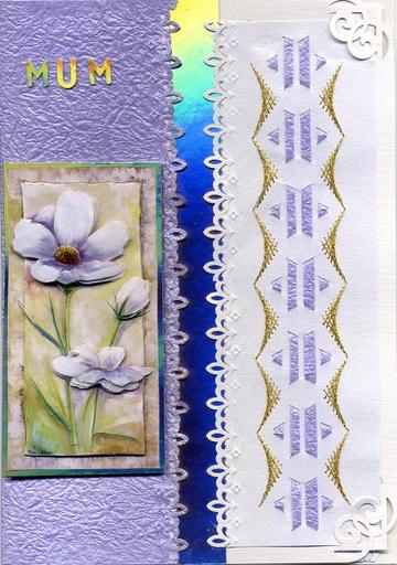 Mum flowers card *boxed*