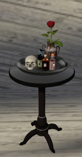 Second Life Marketplace - HHVET Victoriana Macabre Tea Tray