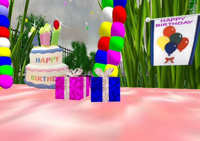Happy Birthday Gift Box *blue