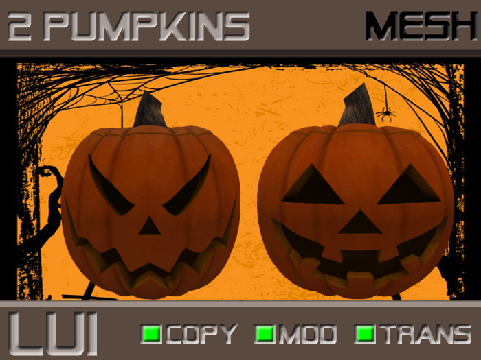 2 pumpkin [Mesh]