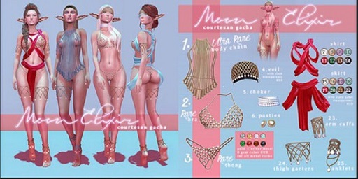 Moon Elixir - Courtesan - 20 - Maitreya - Emerald Skirt